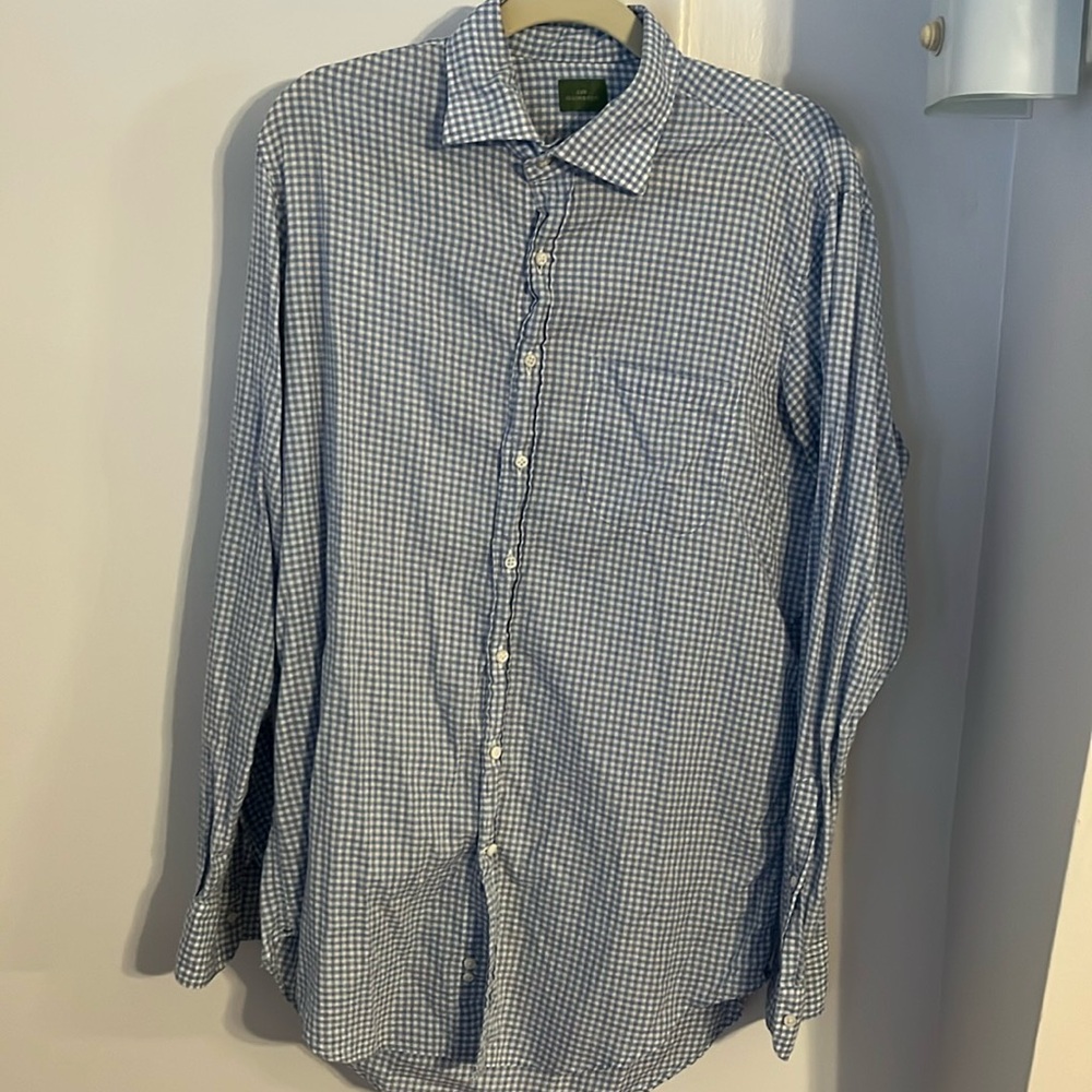Sid Mashburn Spread Collar Sport Shirt